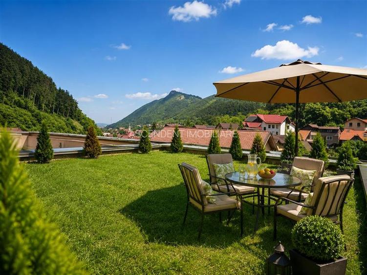 Priveliste de vis din MIcul Penthouse, terasa + gradina 50 mp, Cetatea Brasov - 3