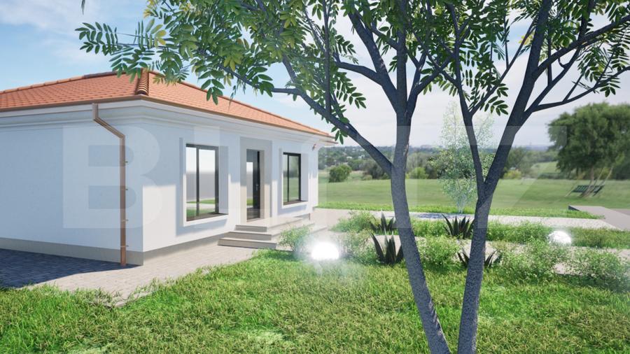 Casa individuala cu 4 camere in stil mediteranean,353 mp teren,Micesti