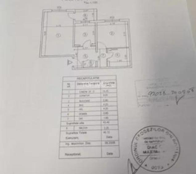 Apartament cu 2 camere decomandat, etajul 1, mobilat - Canta - 6