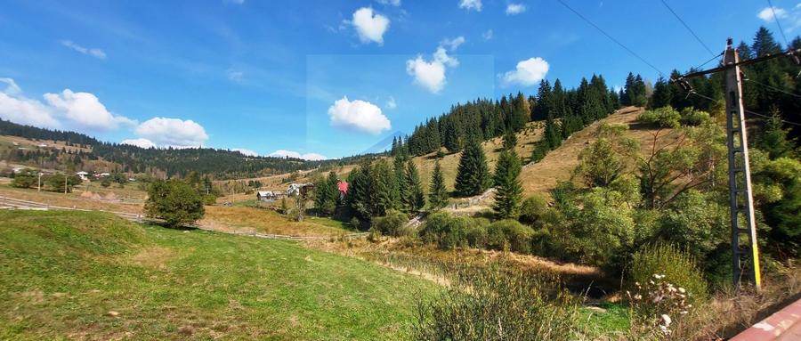 Pensiune 9 camere, iaz propriu, 3.808 mp teren -Mestecanis19 min de Vatra Dornei