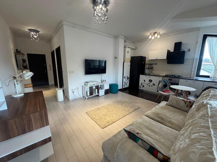 Apartament 2 camere, Bucurestii Noi - Bazilescu, mobilat, 57mp, 2 min de metrou.