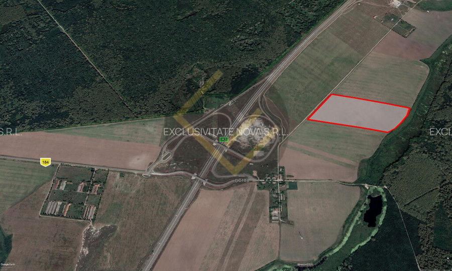 Teren 9Ha -> 16Ha Ha Intravilan , Exit A3 Snagov Ghermanesti Bucuresti-Ploiesti - 15
