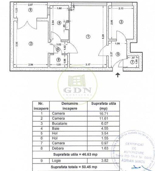 Apartament 2 camere | Pajura | Mobilat și utilat | Bloc reabilitat