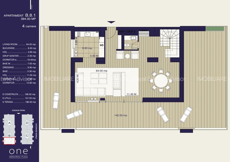 One Herastrau Plaza | Duplex de LUX | Vedere la Parcul Herastrau - 1
