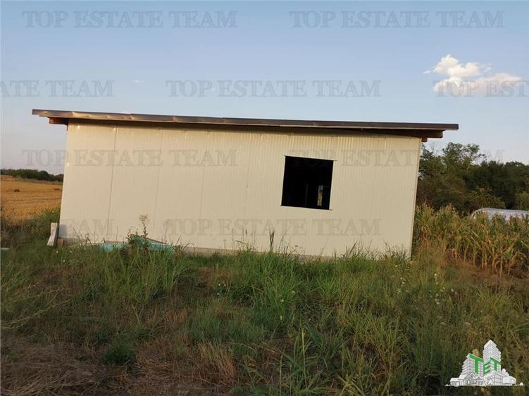 Adunatii Copaceni, teren 1212 mp, hala 136 mp, casa 37.5 mp cu pivnita 12 mp