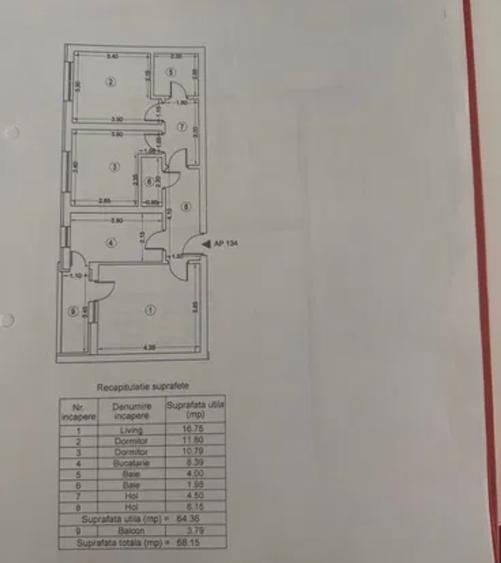 Vânzare apartament 3 camere Exigent Plaza/ Lujerului