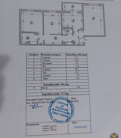 FALEZA NORD APARTAMENT 3 CAMERE DECOMANDAT PRET 165.000 EURO