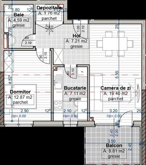 Ansamblu rezidential deosebit, 2 camere, decomandat