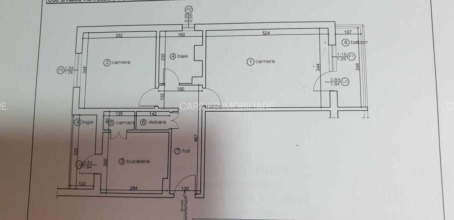 Vand apartament 2 camere zona Astra Calea Bucuresti - 8