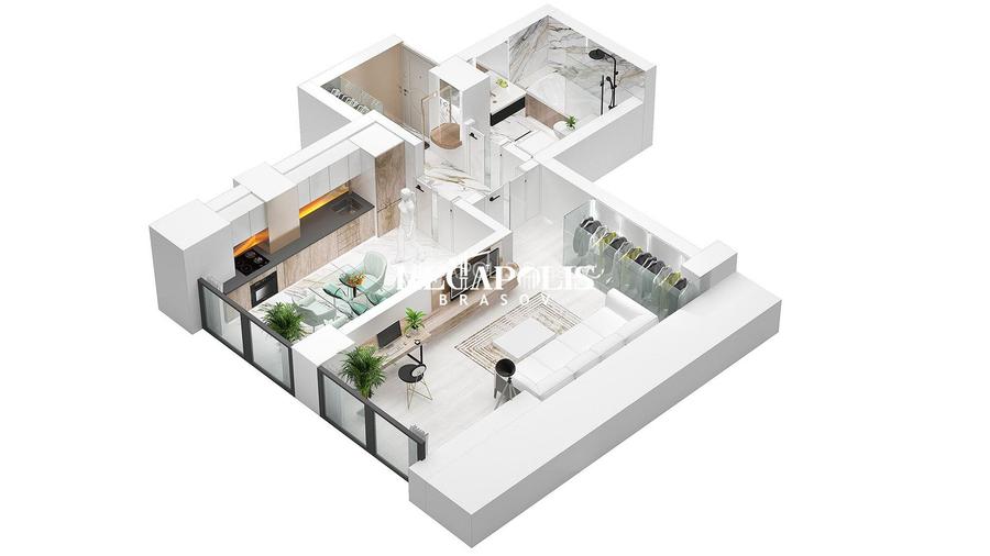 Apartament/Aparthotel 1 cameră | Noua | 40.3 mp Utili - 4
