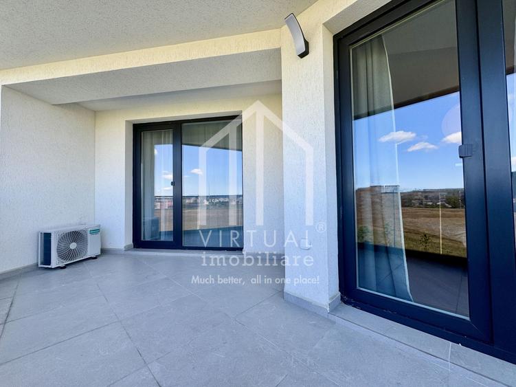 Apartament cu 3 camere, 69mp utili + 2 terase, etaj 2/9, parcare