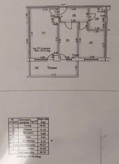 Apartament 2 camere – Sos Salaj - parcare inclusa