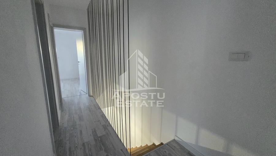 Duplex mobilat de vanzare, 3 camere si 2 bai, Mosnita Veche