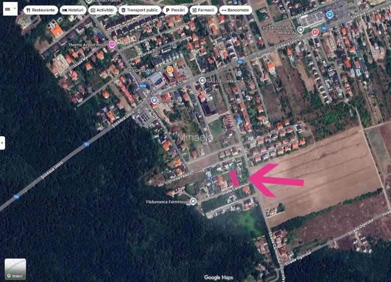 Teren Corbeanca 1118 mp, zona centrala, padure, strada privata - 7