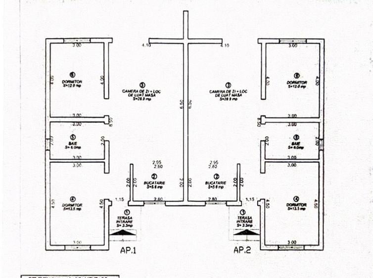 Duplex 3 camere cu toate utilitatile - Zona Valery - Mosnita - 2