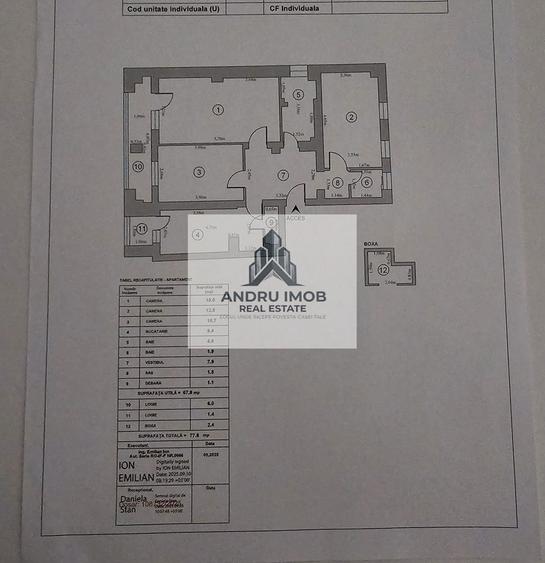 Apartament 3 camere/ Decomandat/ Metrou Dristor/ McDonalds