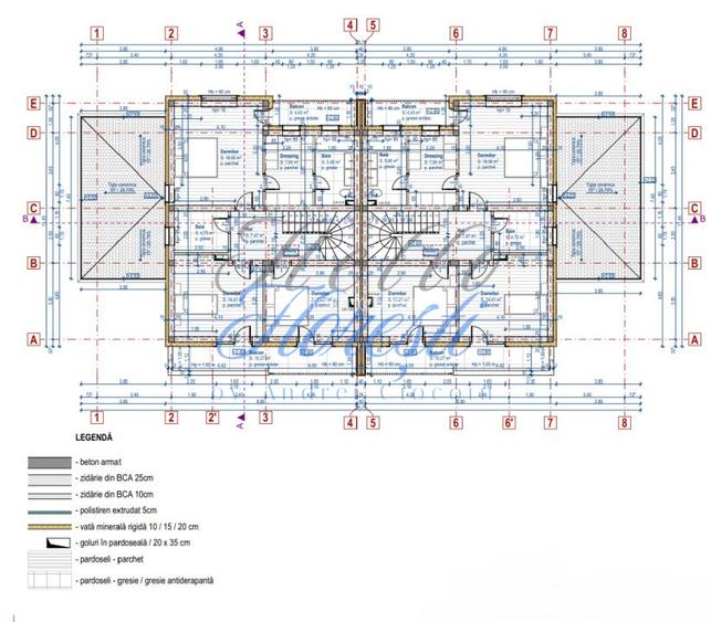Duplex - 134 mp utili - panouri fotovoltaice - Gilău Sud