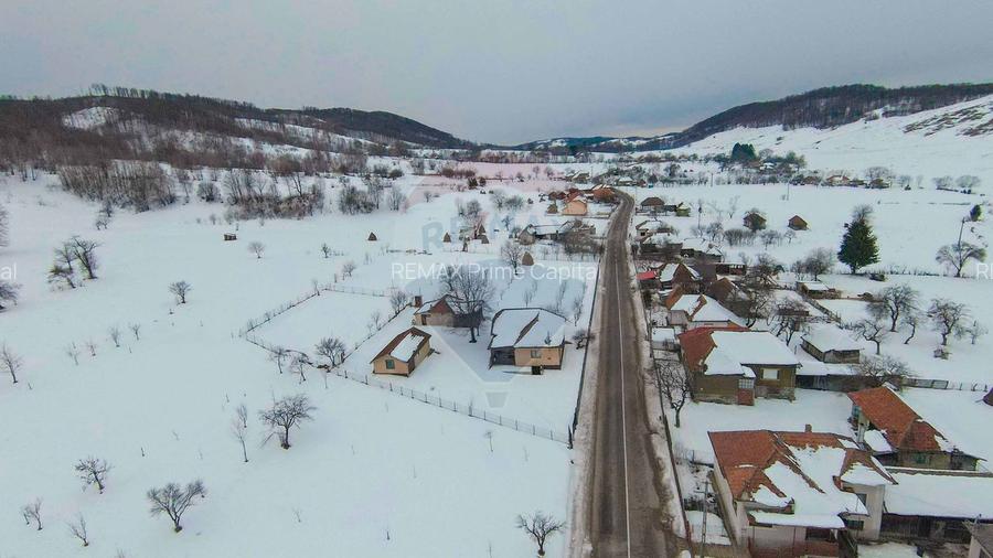 Casă cu livadă, 4 camere din cărămidă, de vânzare în zona Bratca-Damiș - 21