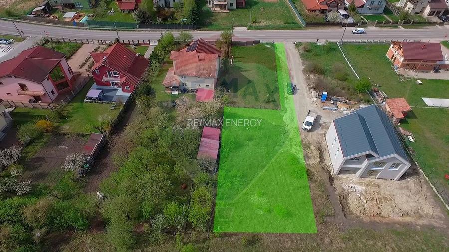 Teren cu autorizatie de constructie la intrare in Chinteni, Comision 0 - 2
