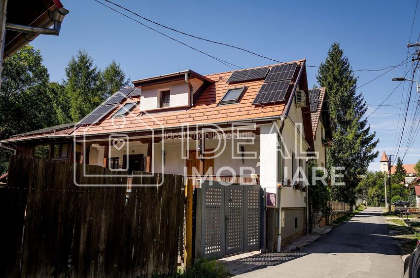 Casă individuală cu 5 camere și curte proprie - în Cisnădioara