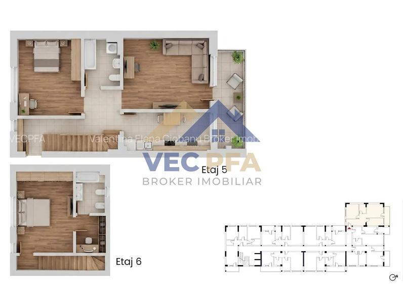 Apartamente 3 Camere și două unități tip Duplex Comision 0% - 3