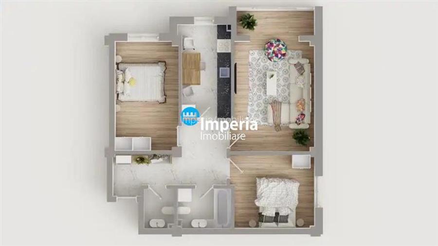 Apartament 3 camere de vanzare Popas Pacurari - 2