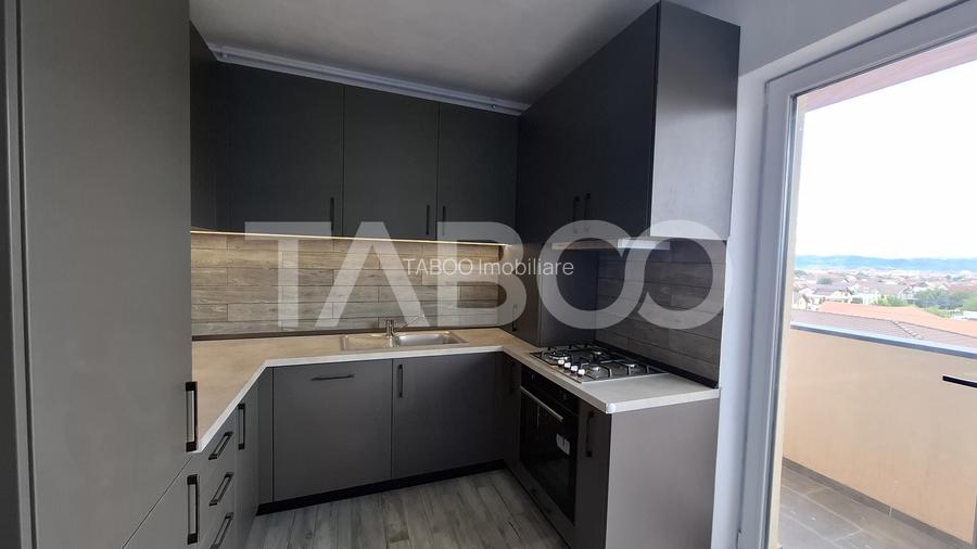 Apartament decomandat 3 camere 2 balcoane bloc cu lift Sibiu - 12
