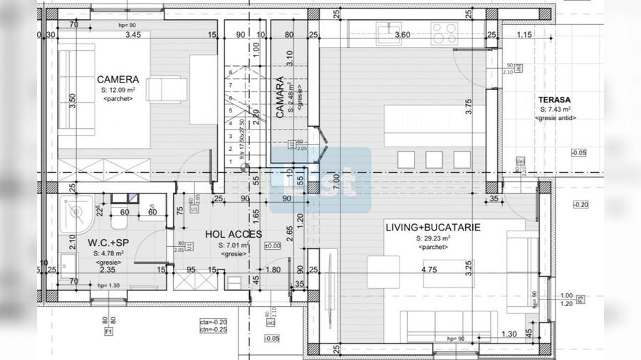 0% comision – Duplex semifinisat de vanzare , Floresti