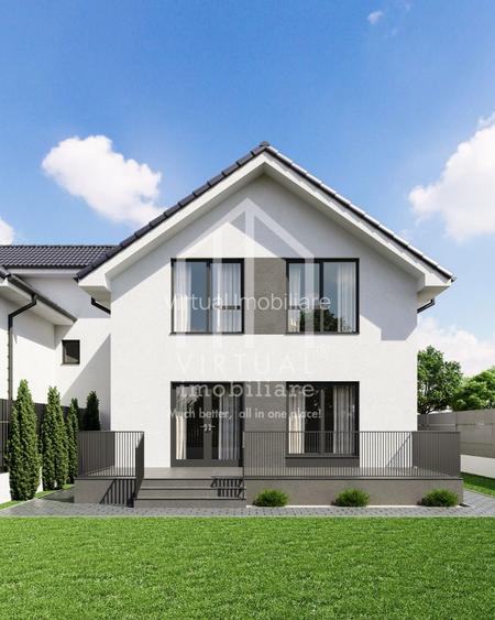 Casa cu 5 camere, 3 bai, terasa - 120 mp, teren 340 mp - Sura Mare - 4