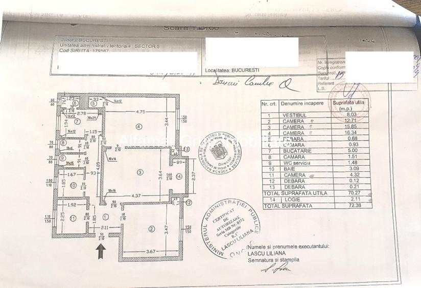 Apartament cu 3 camere Salaj- Kaufland