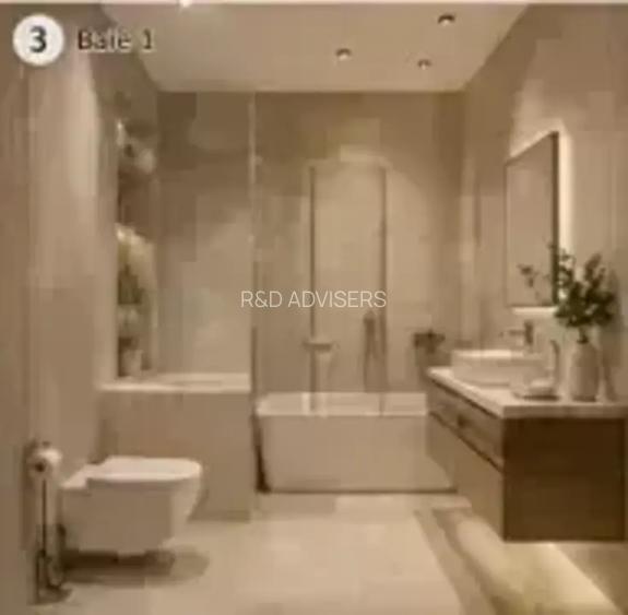 Apartament spectaculos sut 95,57mp,  2 camere cu 2 bai, zona Herăstrău - 3