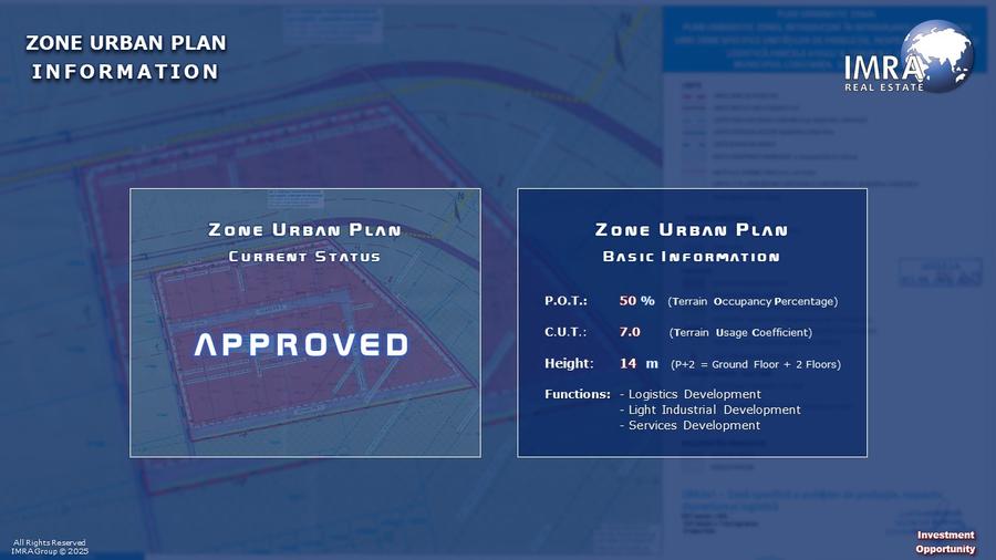 2.5 HA - Teren Logistic & Industrial - Constanta (PUZ Aprobat)