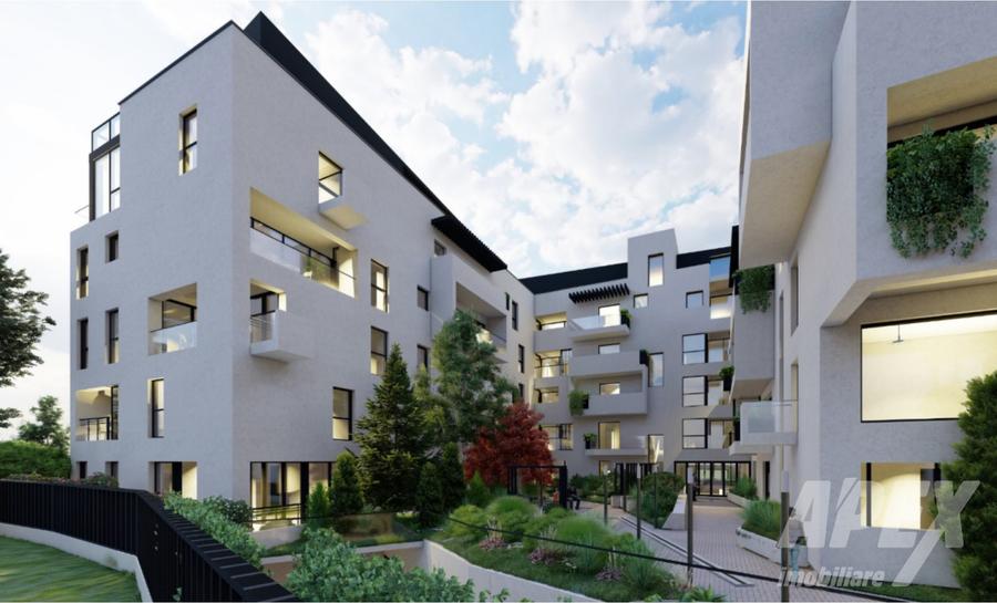 Apartament nou 2 camere mobilat | Curte 50 mp | Decebal- Piata Alba Iulia