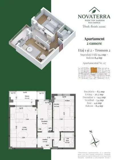 Apartament 2 camere decomandat Metrou Nicolae Teclu Bloc Finalizat