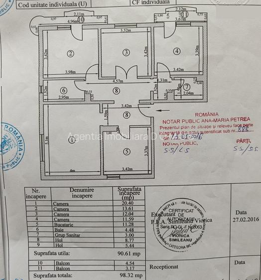 4dec. Micro 17, str. Frunzei, F-uri, 98mp, bloc 1995 - 15