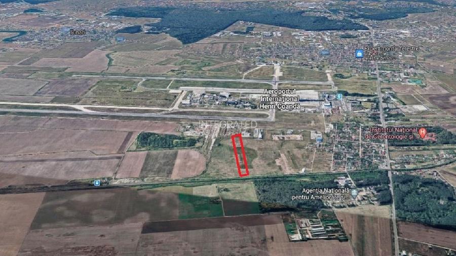 OTOPENI - Teren intravilan - 11,036 mp  - front 15,2 ml - 5