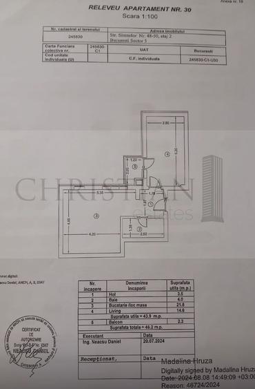 2 camere - 13 septembrie - Mariott - Imobil 2024