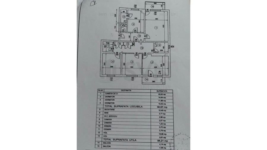 REA1029718 Apartament 4 Camere- Aviatiei