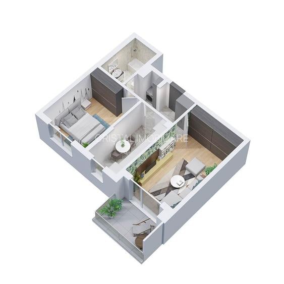 🏡 Pretabil Rezidențial\Birou |2 Camere | Bloc Nou | 2 Parcări - Ghencea - 7