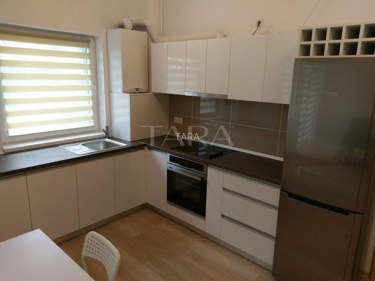 Apartament, curte privată, parcare subterană, zona Platinia.