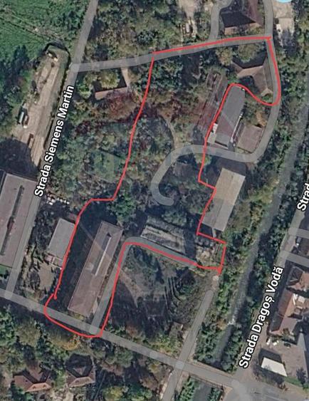 Patrimoniu Industrial, teren si clădiri, lângă Castelul Corvinilor