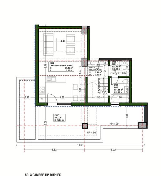3 CAMERE | TERASA  ET 4+5 | CAMPUS - 20
