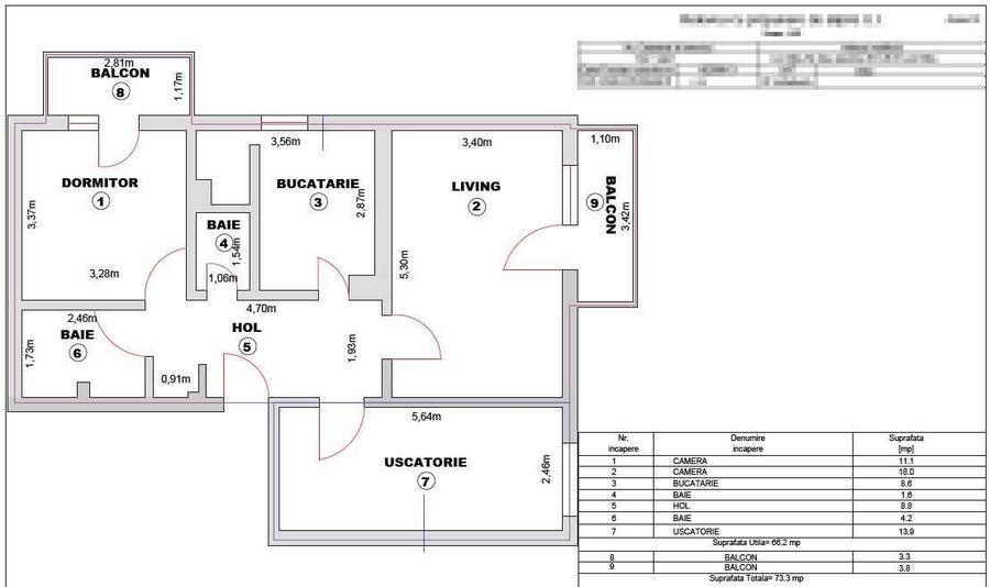 APARTAMENT 3 CAMERE DE VANZARE ALEEA IASOMIEI TURNIȘOR - 8