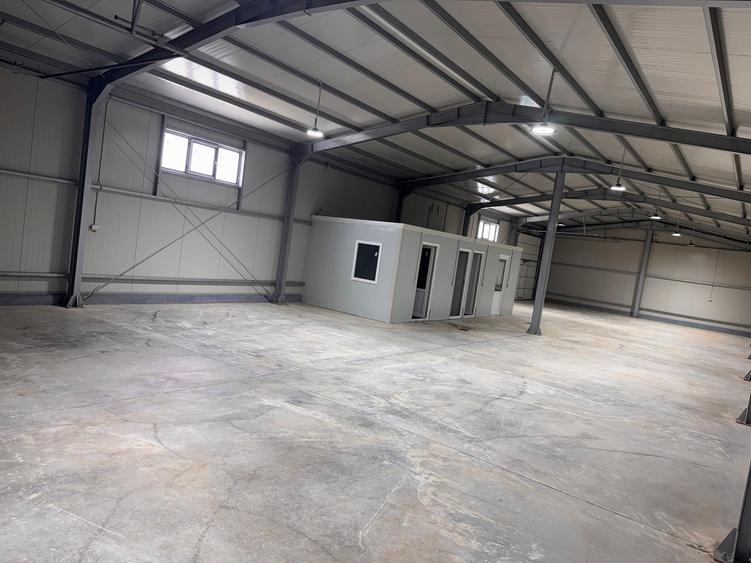 Hală nouă de închiriat – 300 mp | Clinceni | Acces rapid A0 & Centură