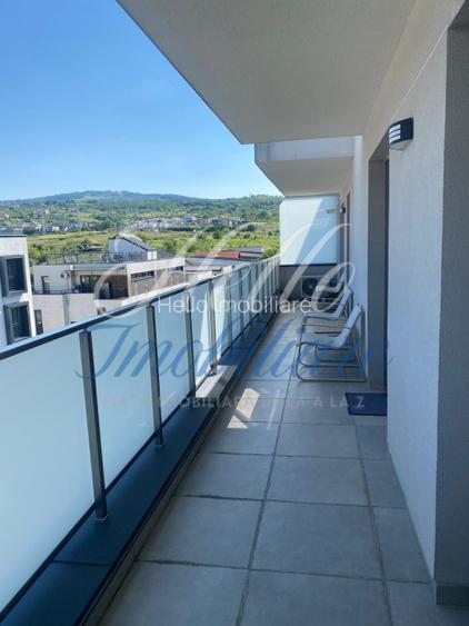 Apartament 3 camere, 68mp + 20mp terasa, bloc nou, centru Borhanci - 19