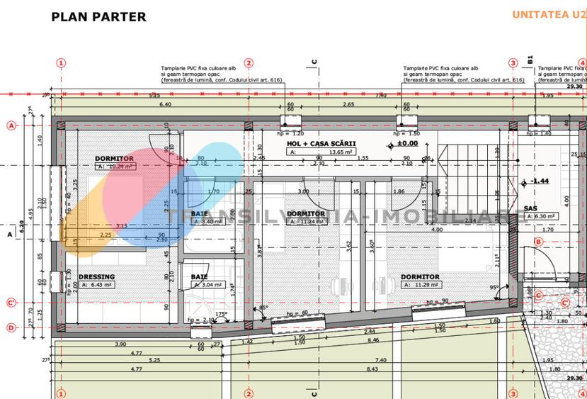 Casă cuplată, 122 mp utili+curte privată 300 mp | Demisol + Parter | Semifinisat