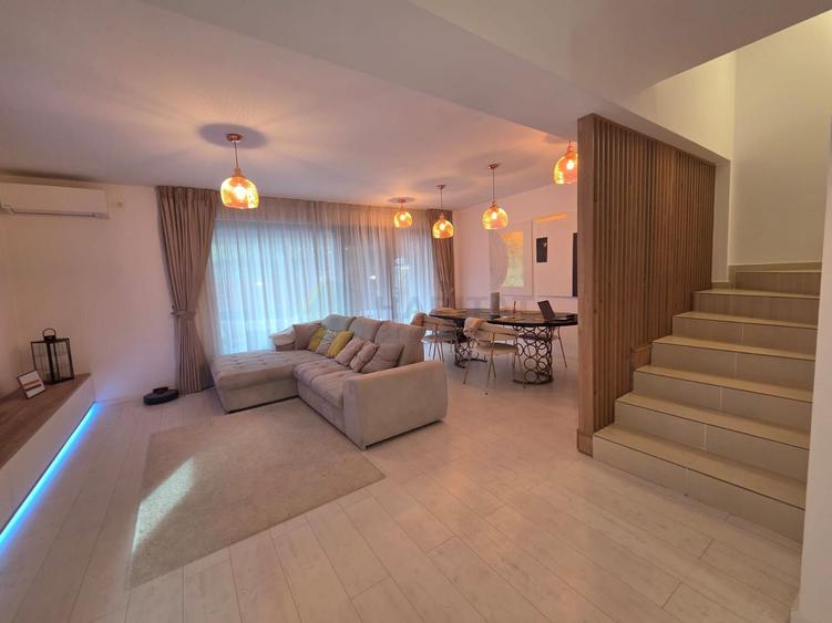 Vilă cu mansardă, piscină și design modern – Tunari