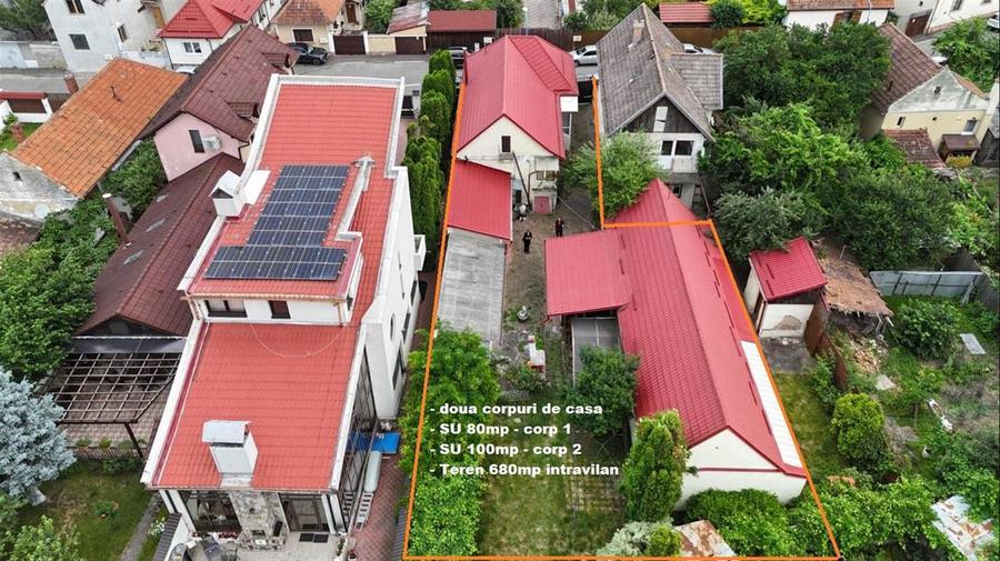 Doua case in Brasov, 680 mp teren, zona Aurel Vlaicu, Brasov