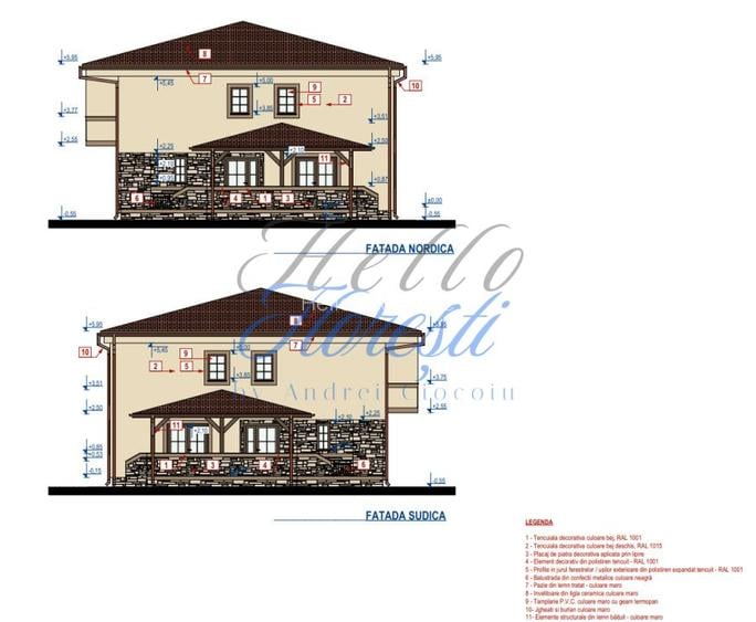 Duplex - 134 mp utili - panouri fotovoltaice - Gilău Sud