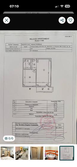 Propietar inchiriez apartament 2 camere mobilat si utilat etaj 1